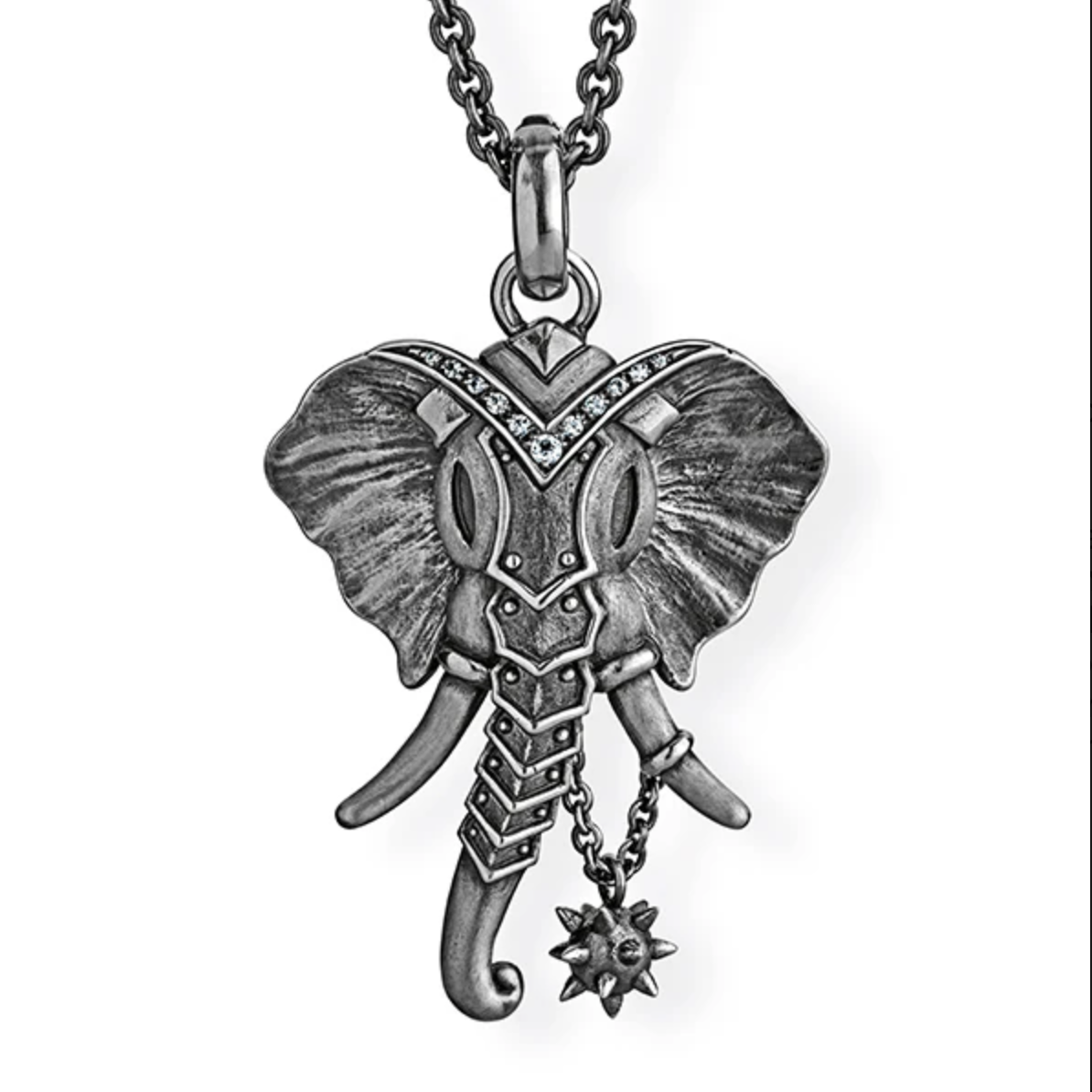 DRACHENFELS Anhänger| aus Silber 925 im Vintagelook mit Bergkristall