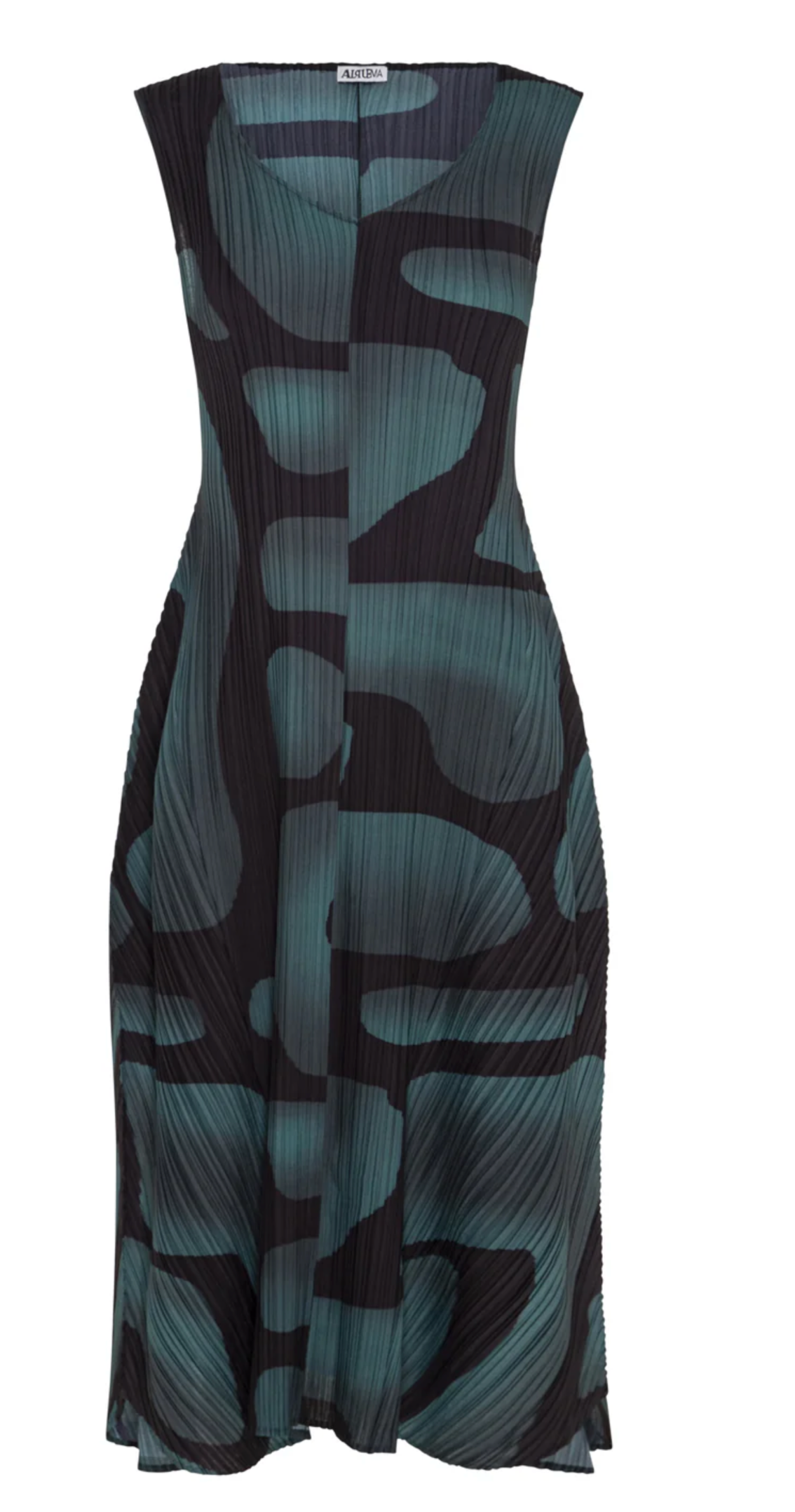 Mode Alquema Plissé Kleid