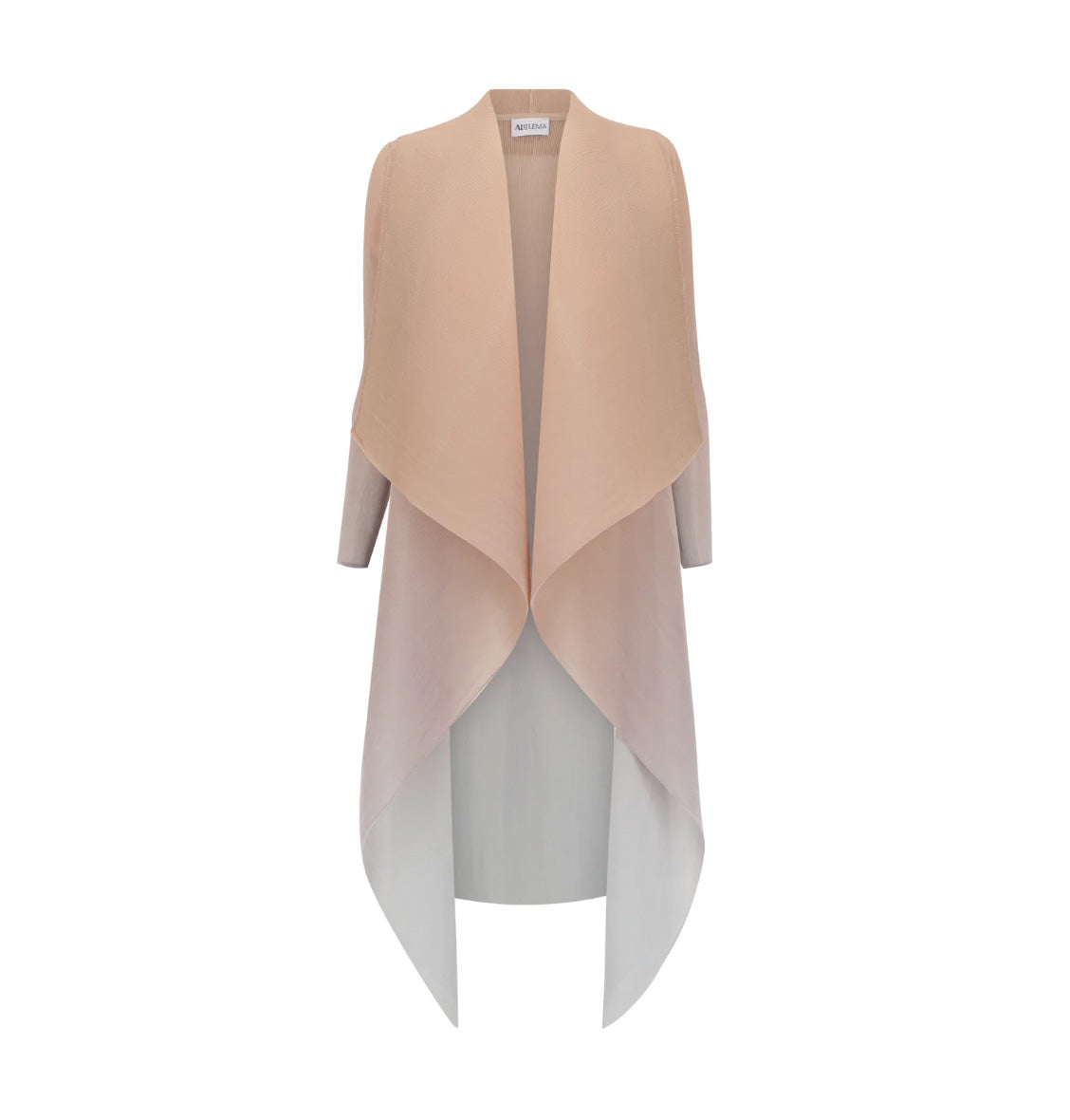 Mode Alquema Plissé Kleid - MOONSTONE TO ARCTIC ICE