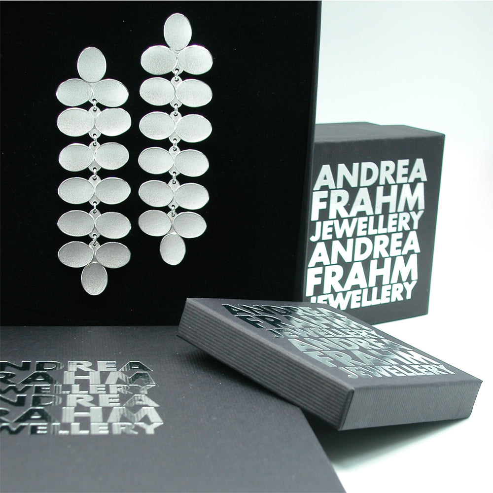 Schmuck Andrea Frahm Ohrschmuck ACACIA Silber925 mit einer Rosee-Goldplattierung