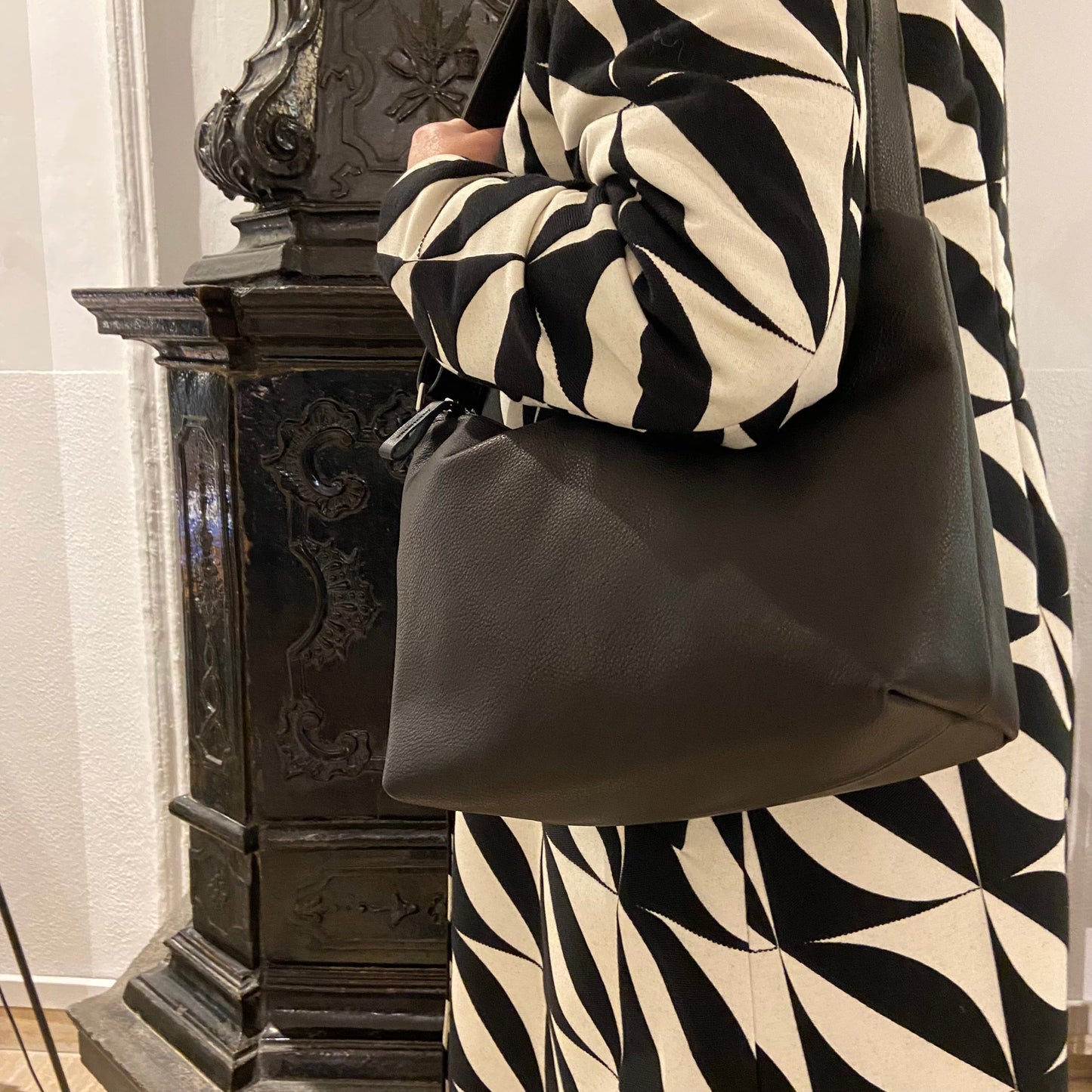 Ackermann Tasche | DUBLIN aus schwarzem Softnappa