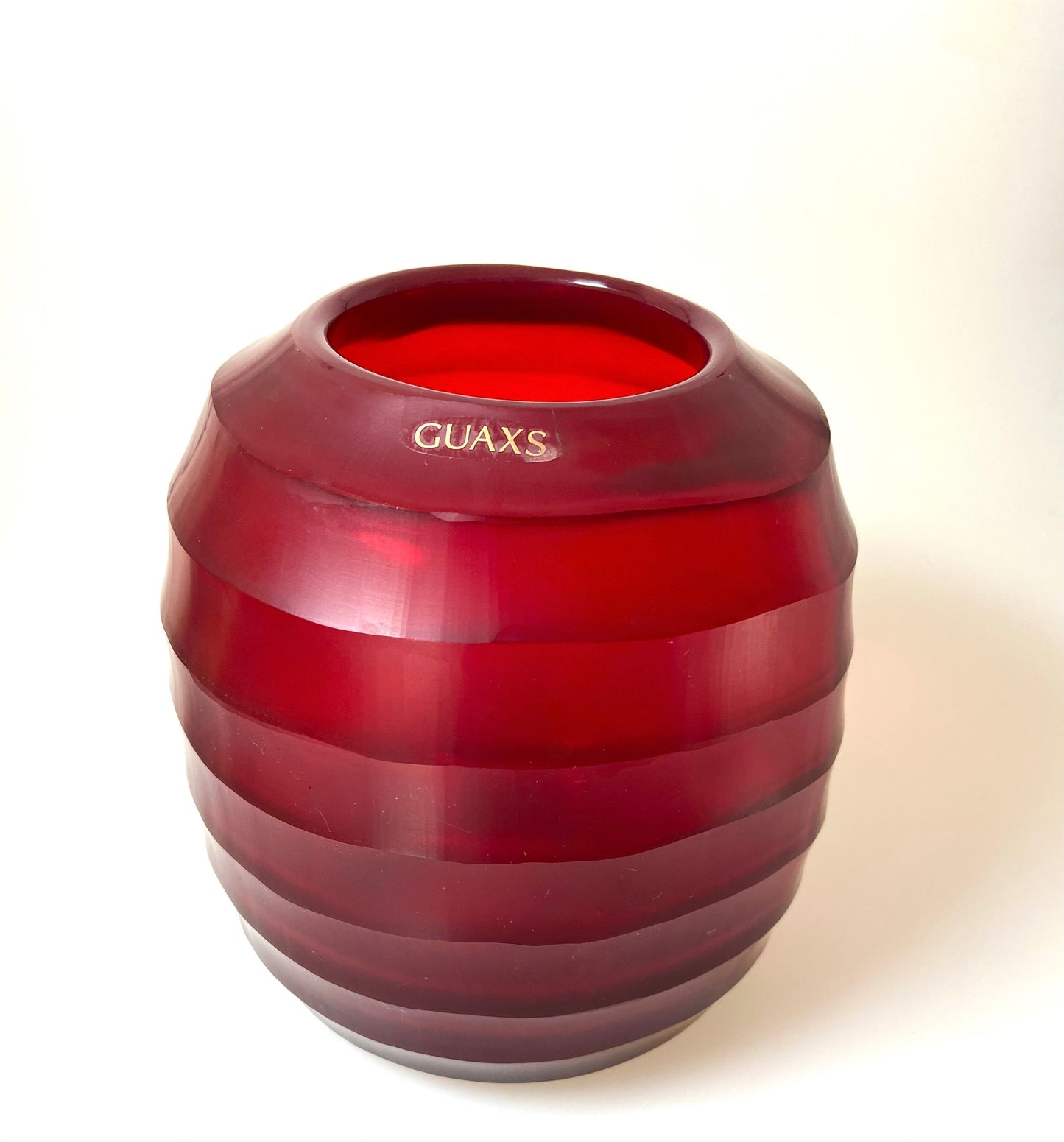 GUAXS 2 Vasen | BELLY L Glas, mundgeblasen und von Hand geschliffen
