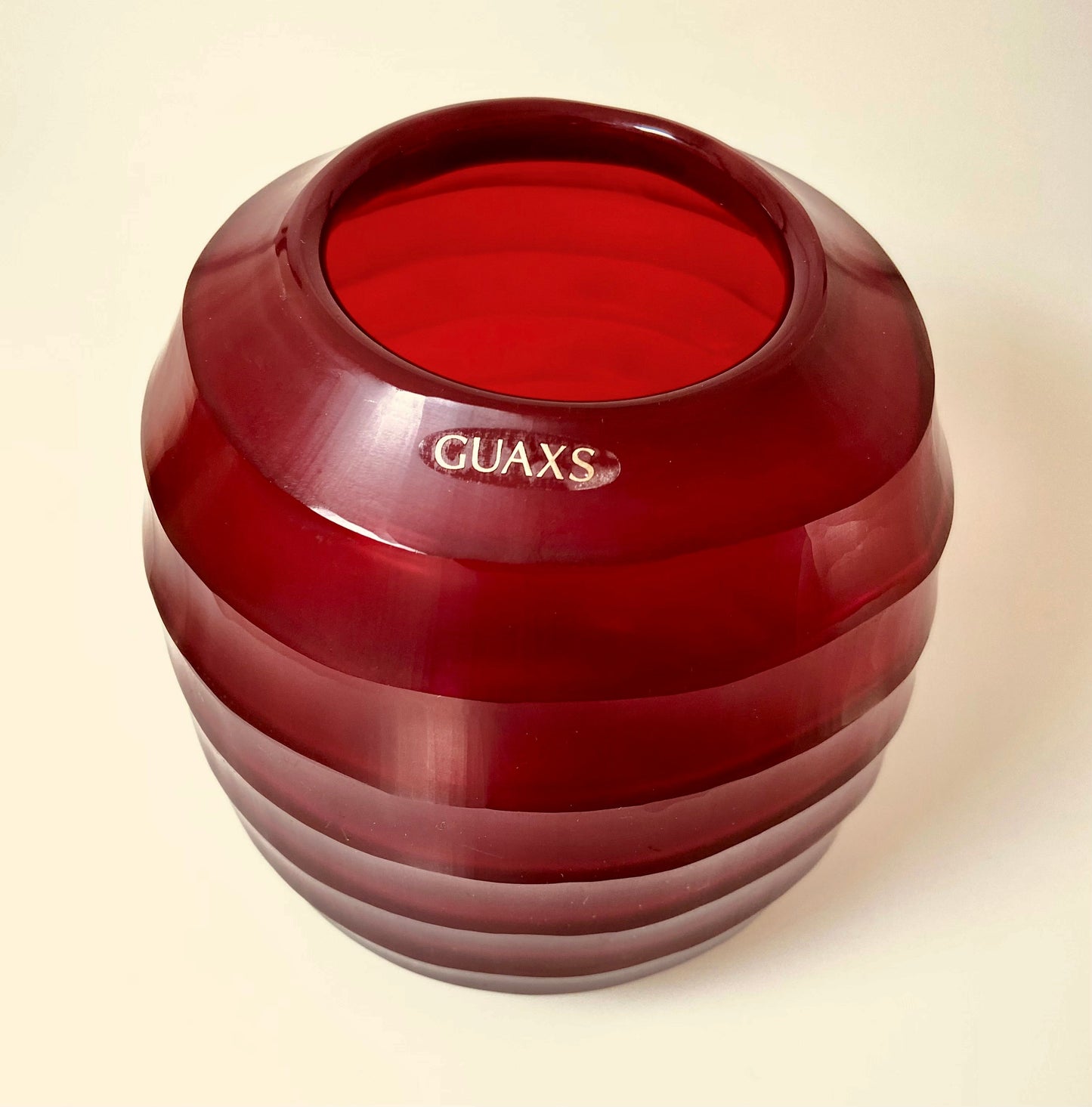 GUAXS 2 Vasen | BELLY L Glas, mundgeblasen und von Hand geschliffen
