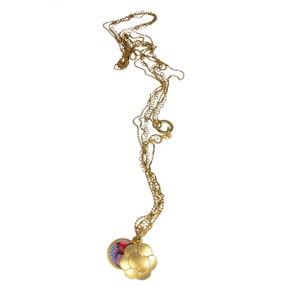 Halsschmuck FORGET ME NOT - Silber, goldplattiert