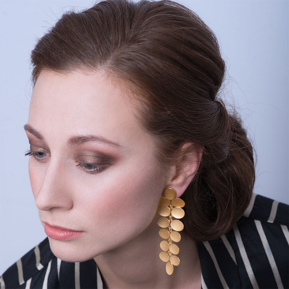 Ohrschmuck ACACIA Silber925 mit einer Rosee-Goldplattierung