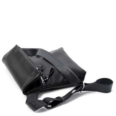 Ackermann Tasche | LONDON aus schwarzem Softnappa