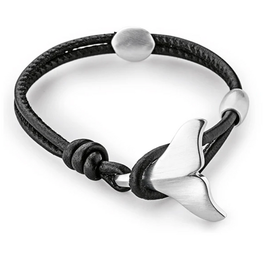 HEARTBREAKER  Armband | aus Silber 925 mit Lederarmband