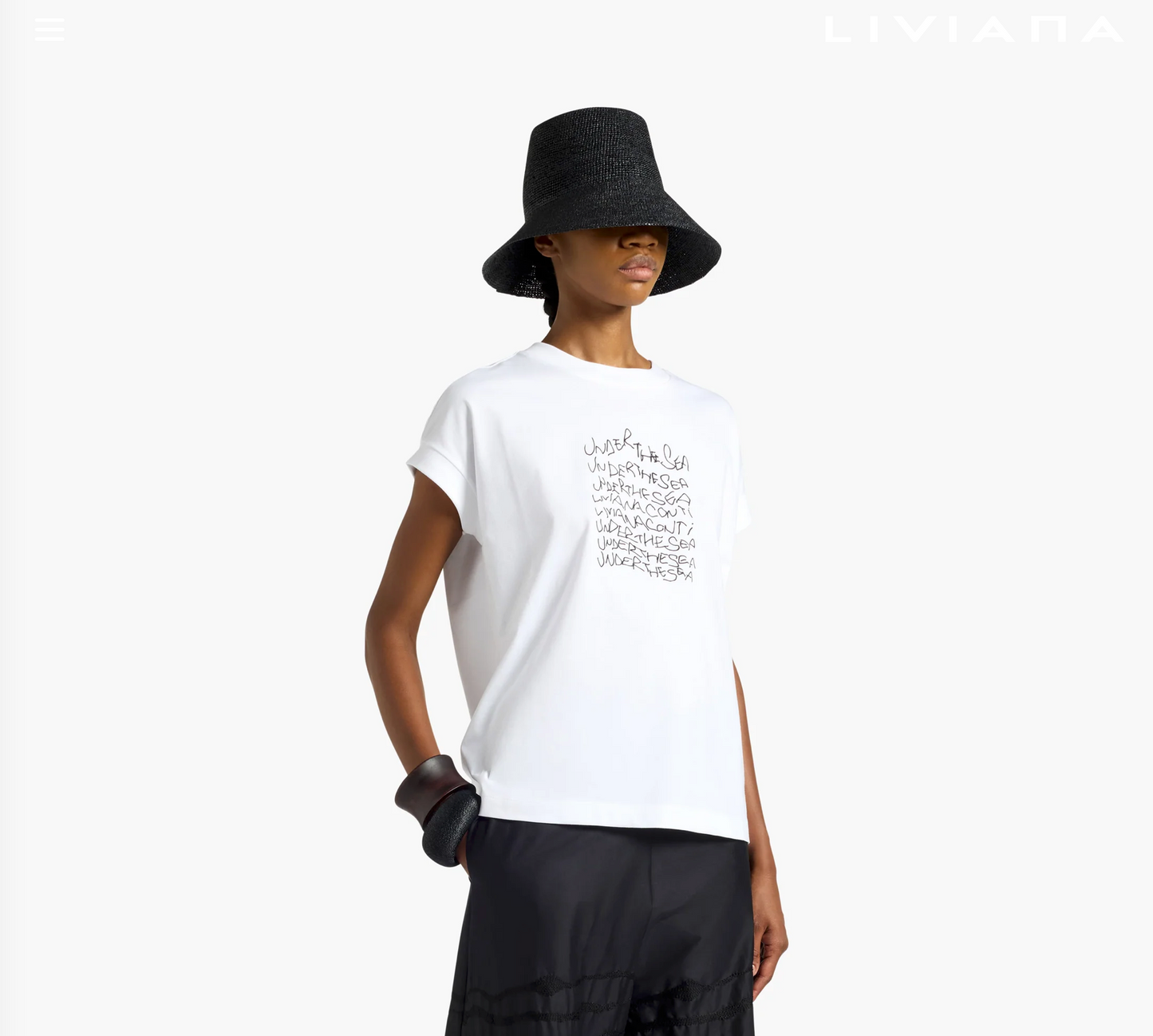 LIVIANA CONTI - T-Shirt aus 100% Baumwolle