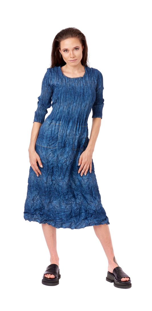 Mode Alquema Plissé Kleid