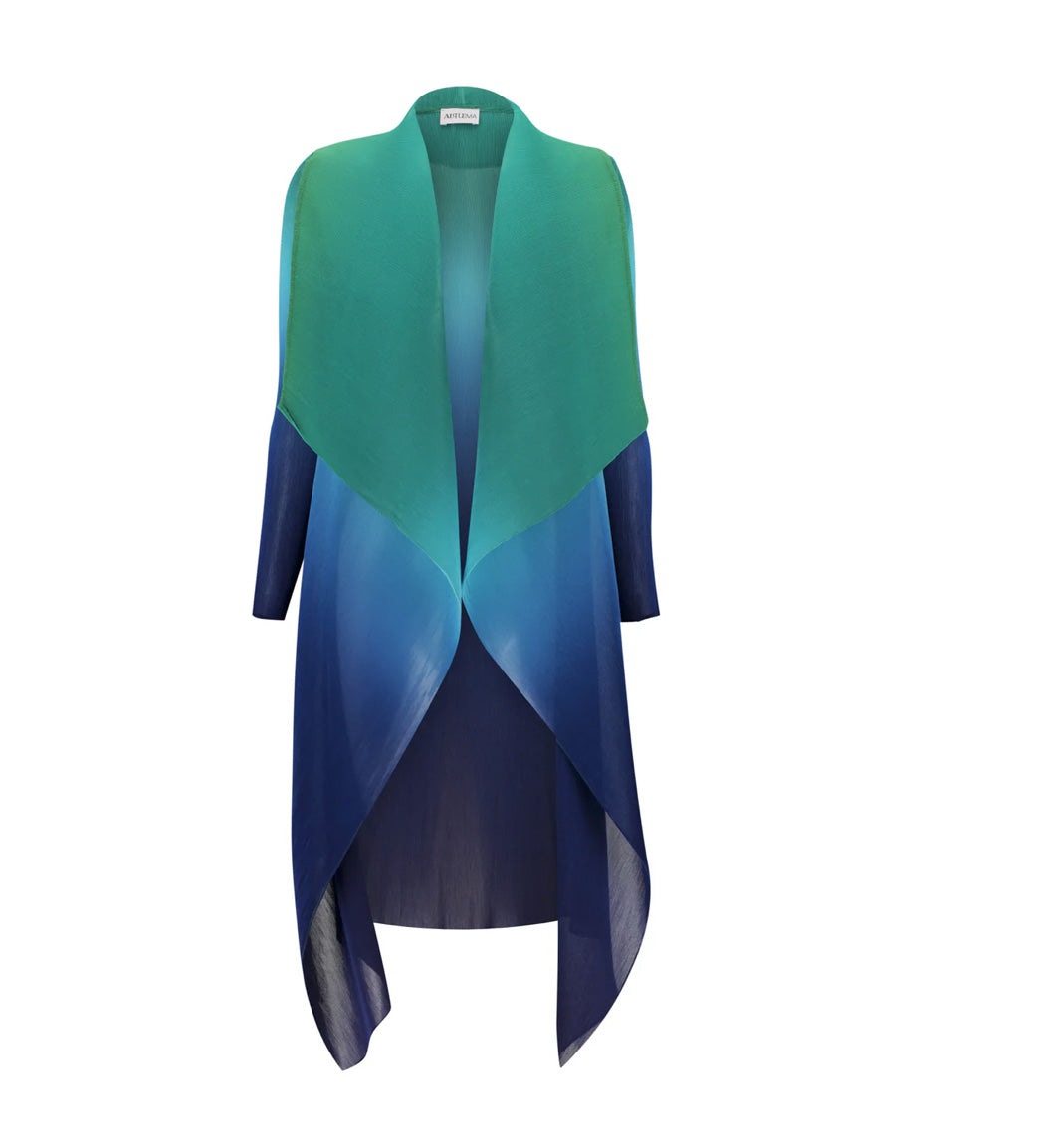 Mode Alquema Plissé Kleid - RAIN FOREST