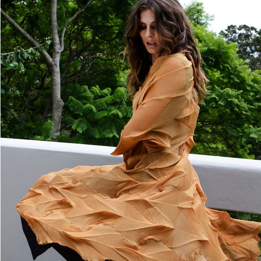 Mode Alquema Plissé Jacke