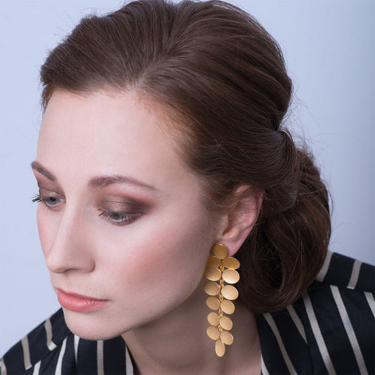 Ohrschmuck ACACIA Silber925 mit einer Rosee-Goldplattierung