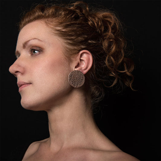 Ohrschmuck WEAVE Silber925, roseegoldplattiert